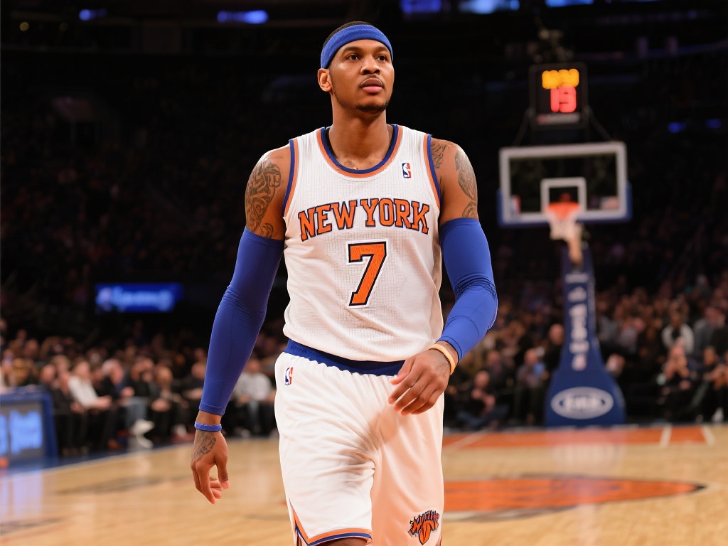 媒体提问:哪个时期的卡梅罗-安东尼最让人难忘? 综合来看,纽约时期无疑是卡梅罗安东尼职业